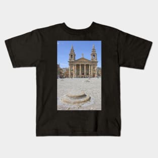 St Publius Church, Floriana, Malta Kids T-Shirt